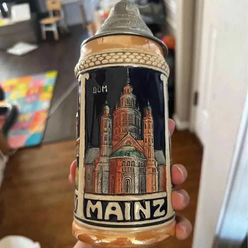 Antique German beer stein